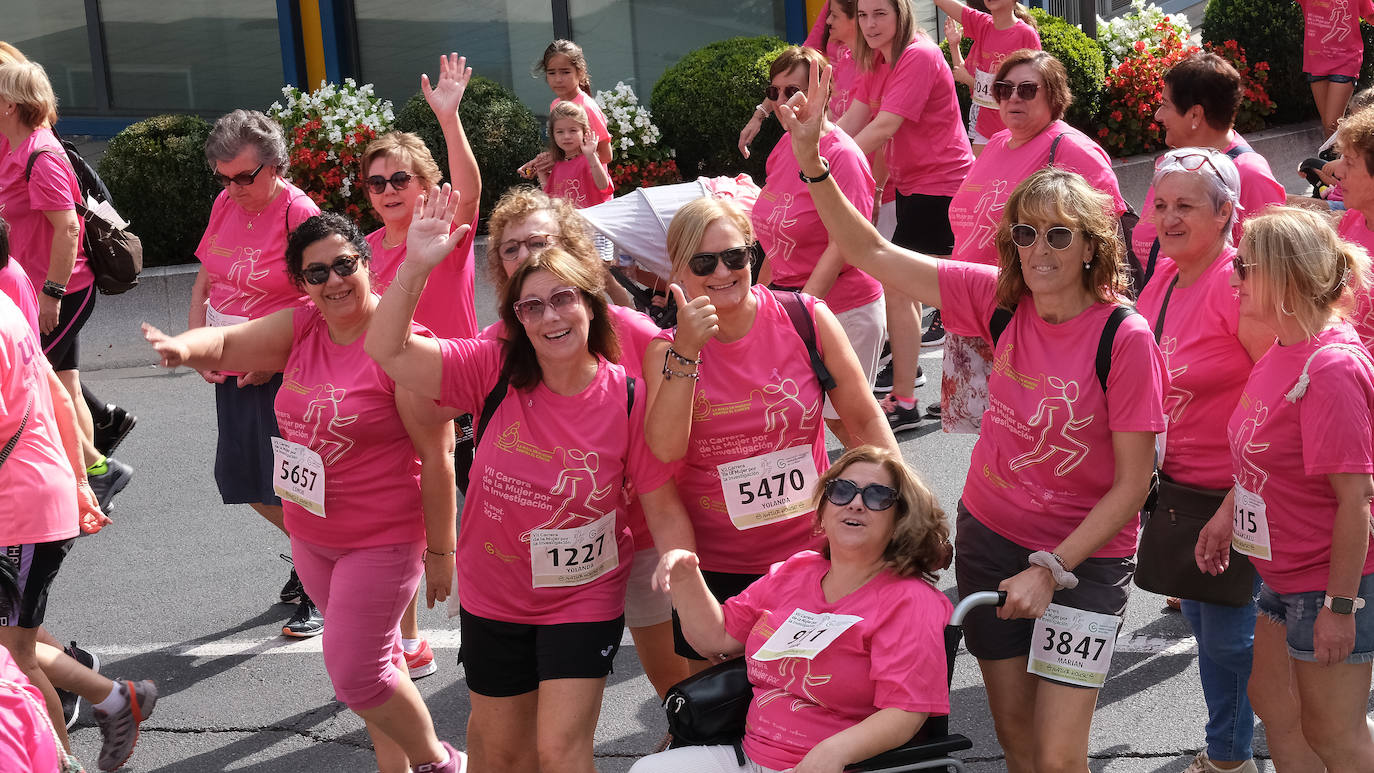 Fotos: Marea rosa contra el cáncer en Logroño