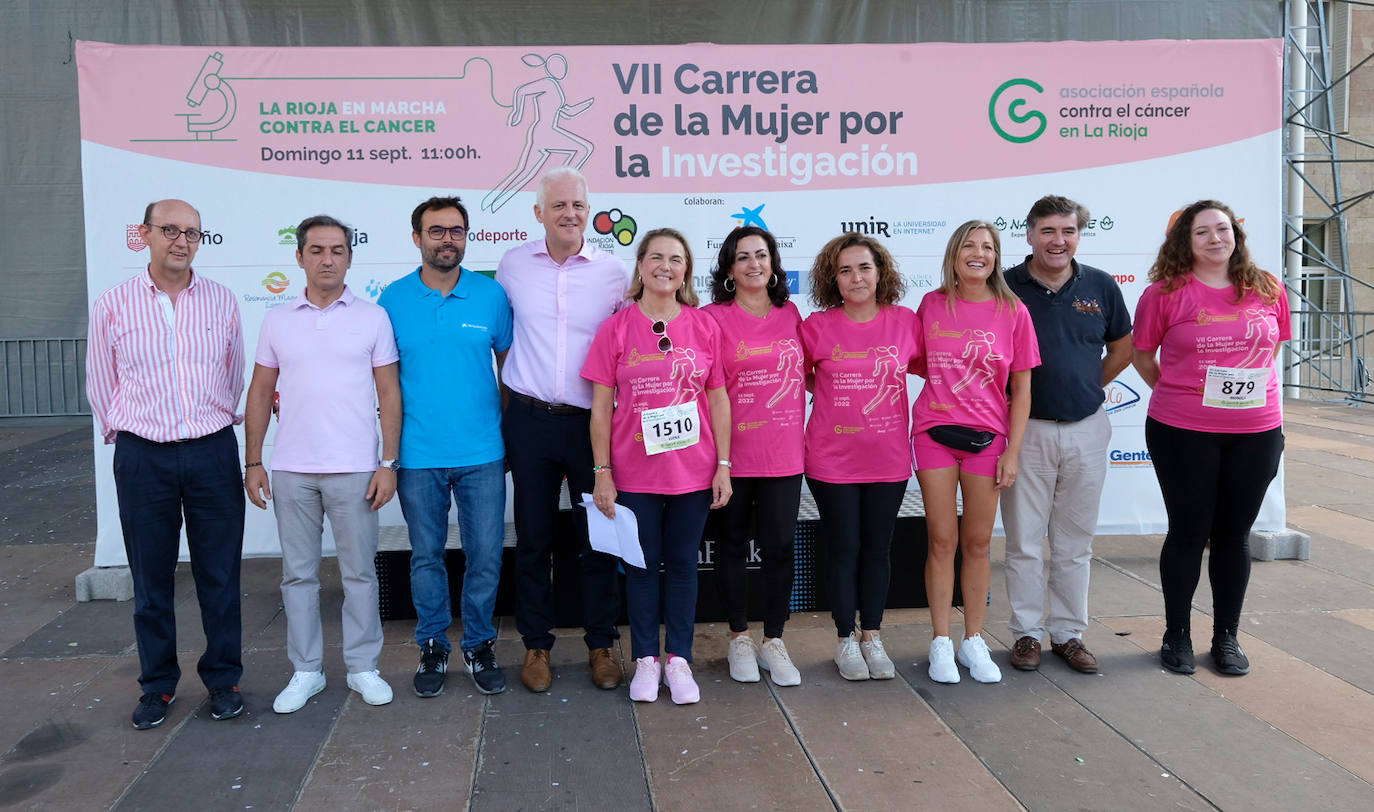 Fotos: El podio de la Carrera de la Mujer en Logroño