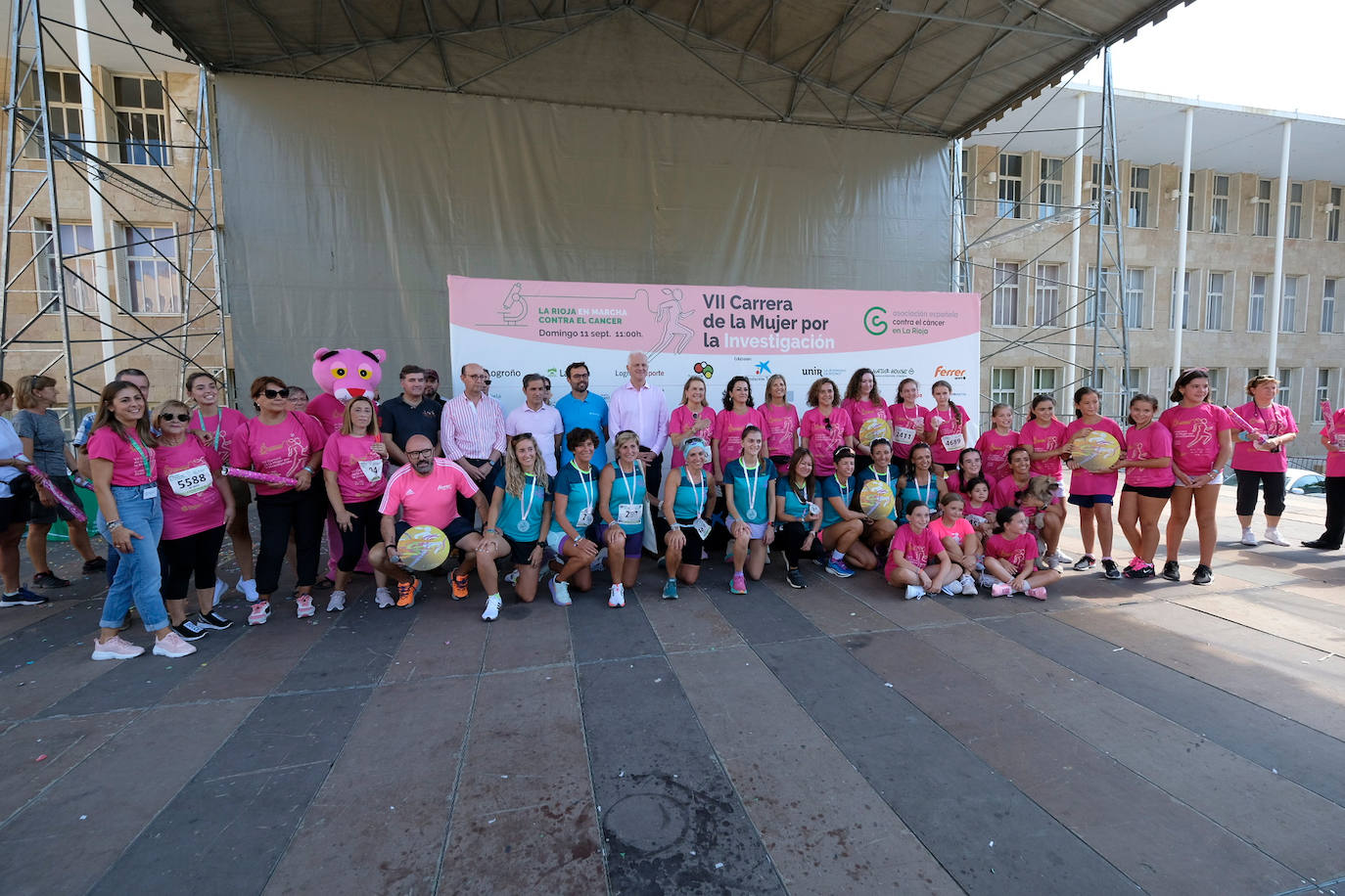 Fotos: El podio de la Carrera de la Mujer en Logroño