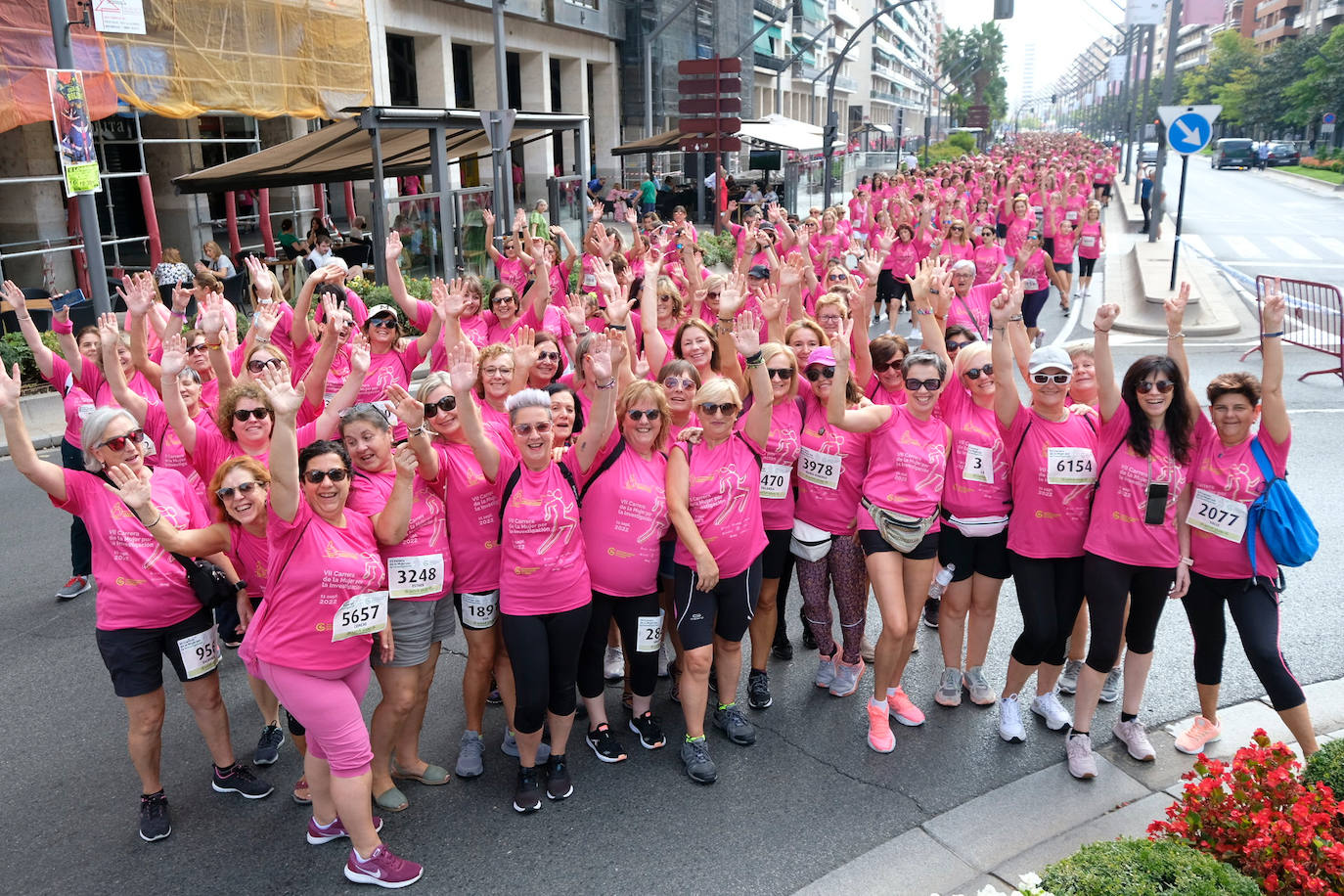 Fotos: Carrera de la Mujer en Logroño: preparación, ánimos y en la línea de salida