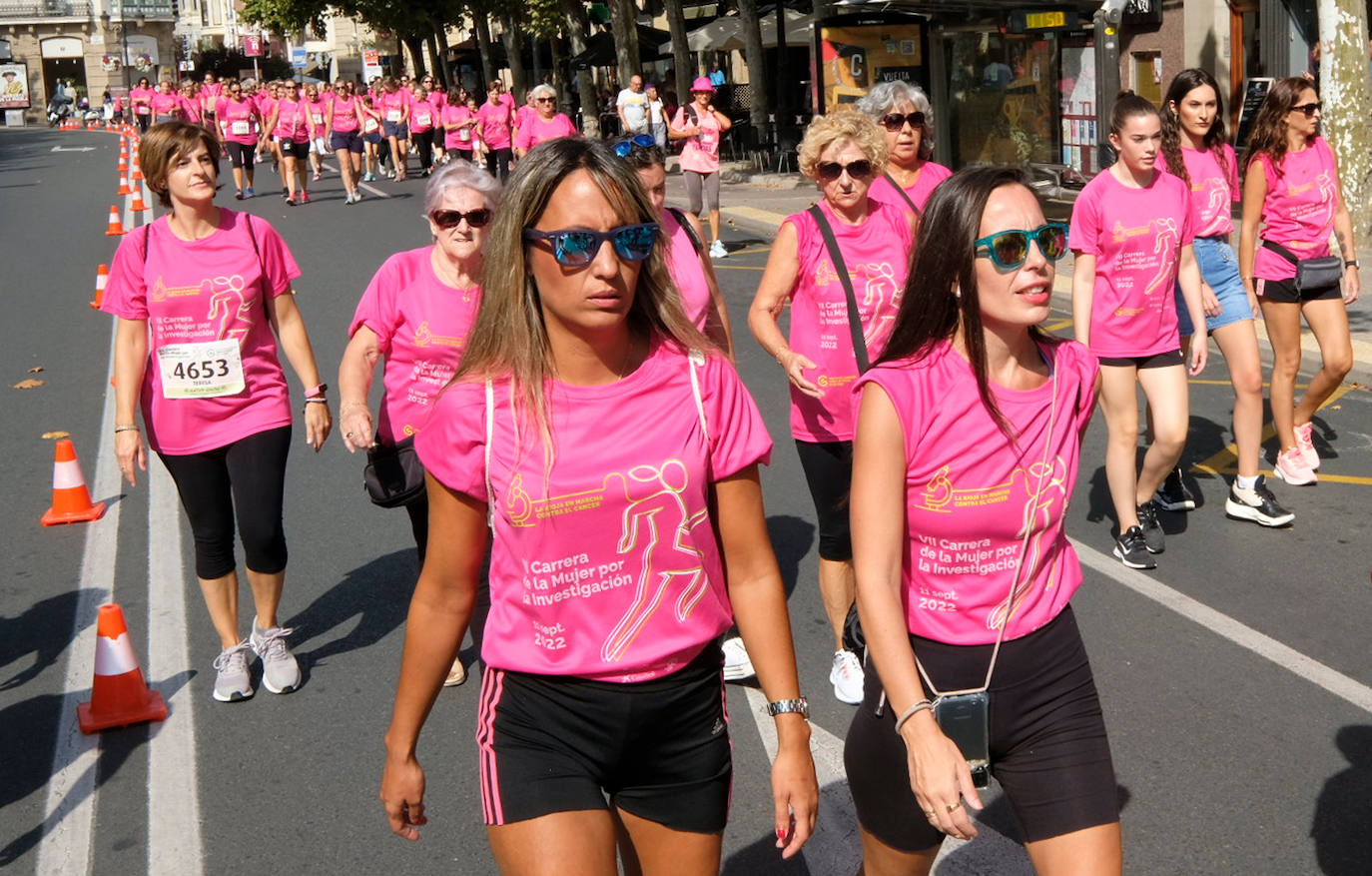 Fotos: Carrera de la Mujer en Logroño: preparación, ánimos y en la línea de salida