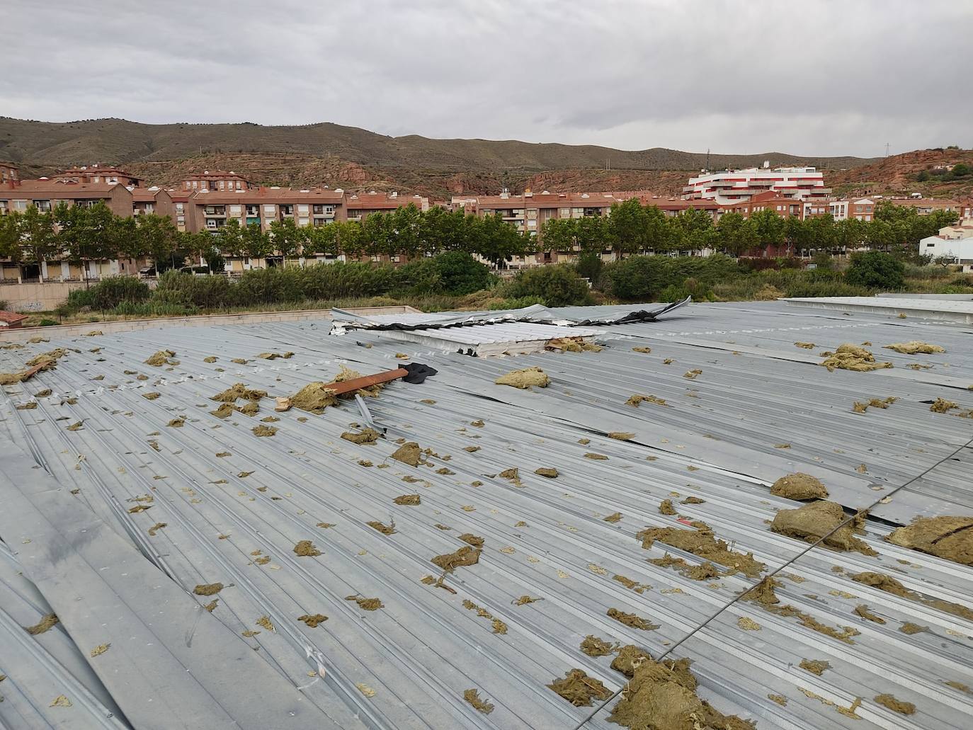 Fotos: Así quedó el Arnedo Arena tras la tormenta