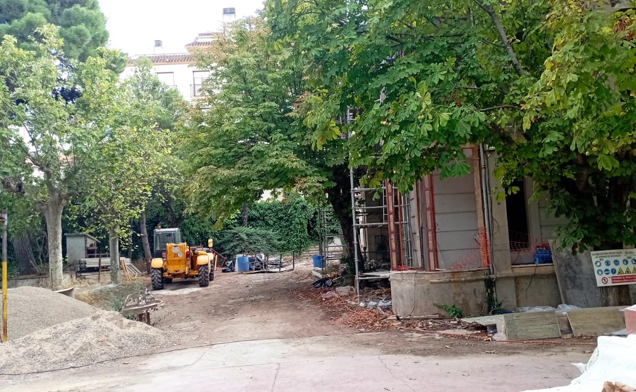 Dos heridos graves en una obra en la Casa del Oculista de Calahorra