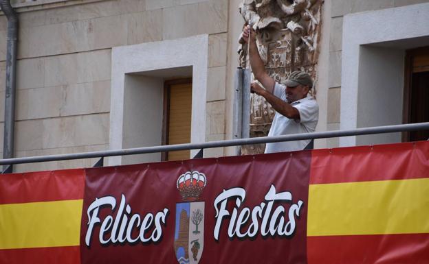 Procesión del Santo Cristo de los Buenos Temporales, ayer en El Villar de Arnedo