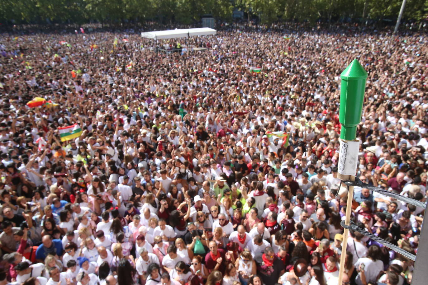 Fotos: Disparo del cohete de San Mateo
