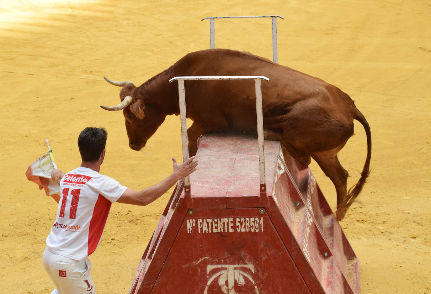 Fotos: Animación y saltos en las vaquillas del martes