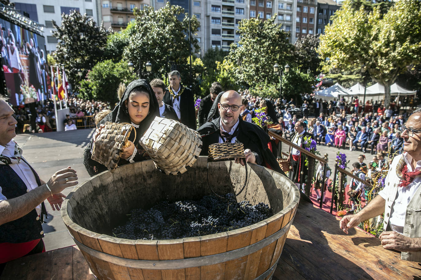 Fotos: San Mateo recupera el Pisado de la Uva