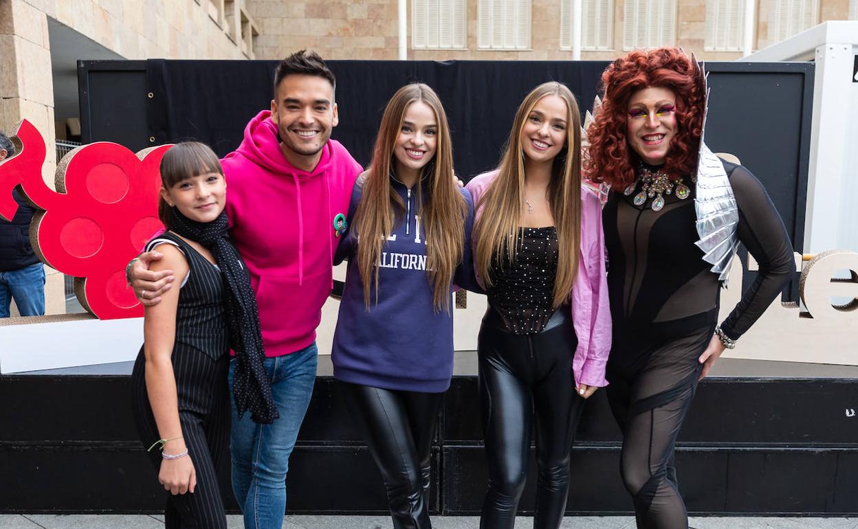 Las Twin Melody movilizan Logroño con un Tik Tok masivo