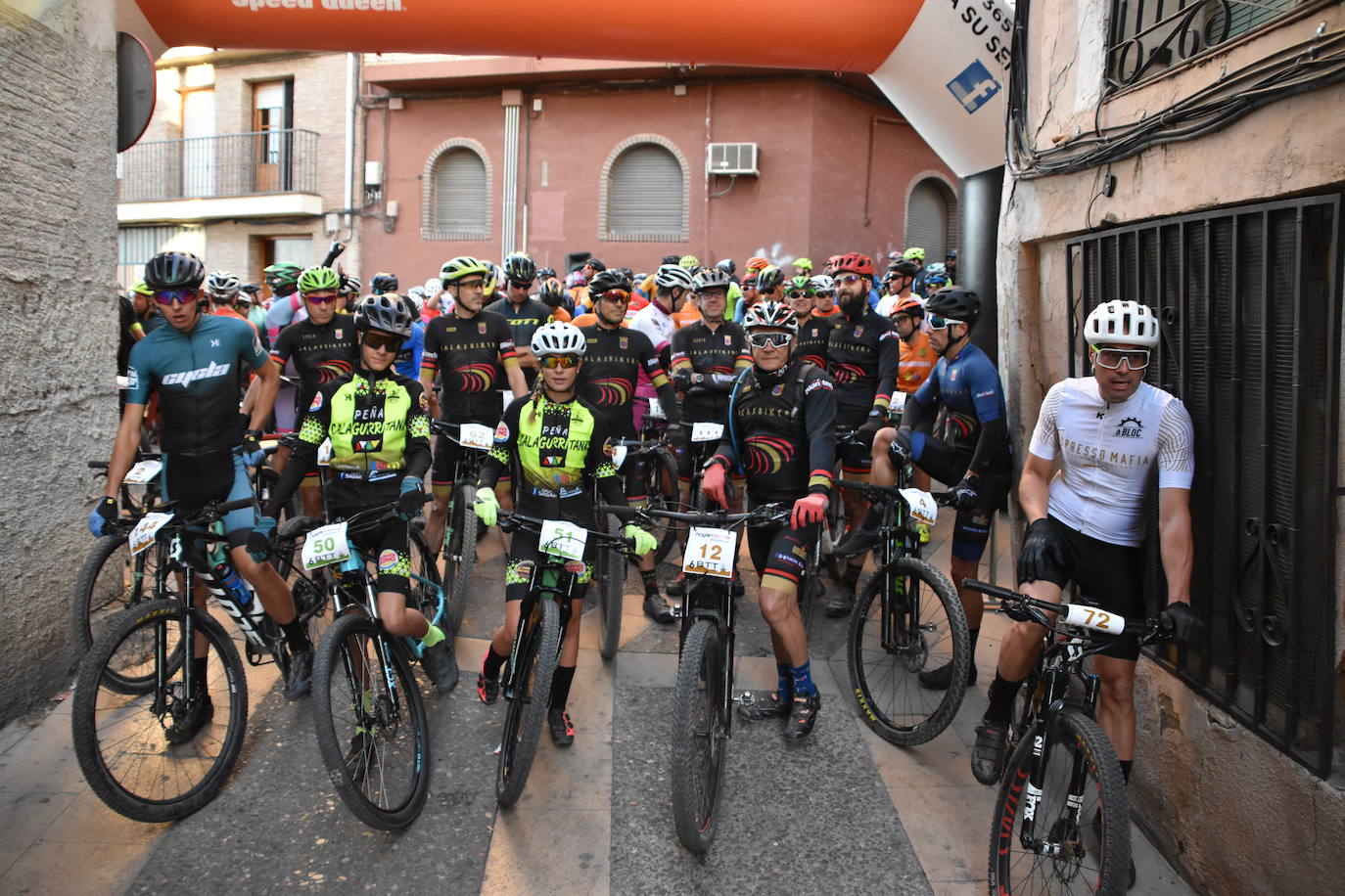 Fotos: Cruz y Narciso se llevan la BTT de la Peña Calagurritana