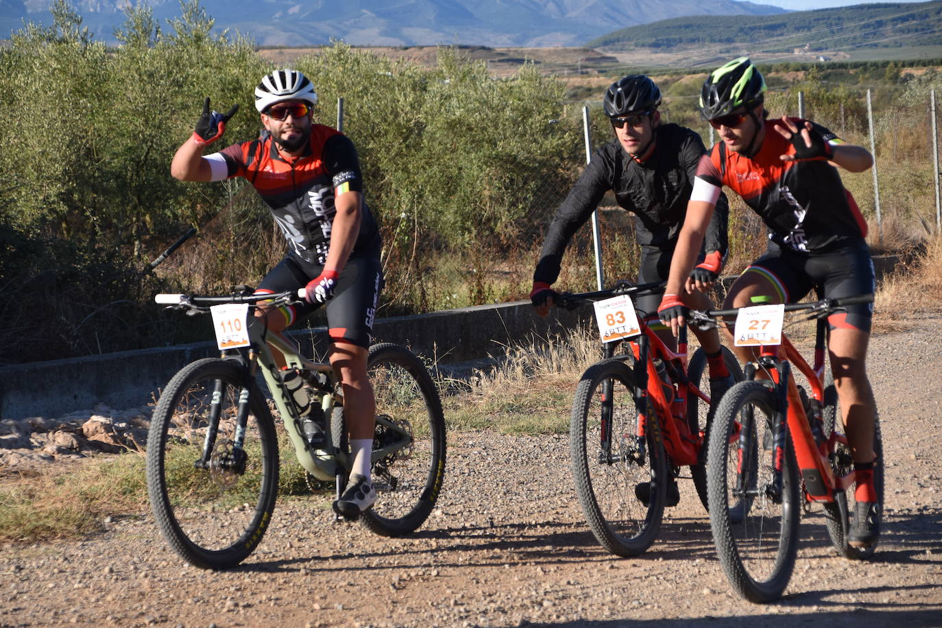 Fotos: Cruz y Narciso se llevan la BTT de la Peña Calagurritana
