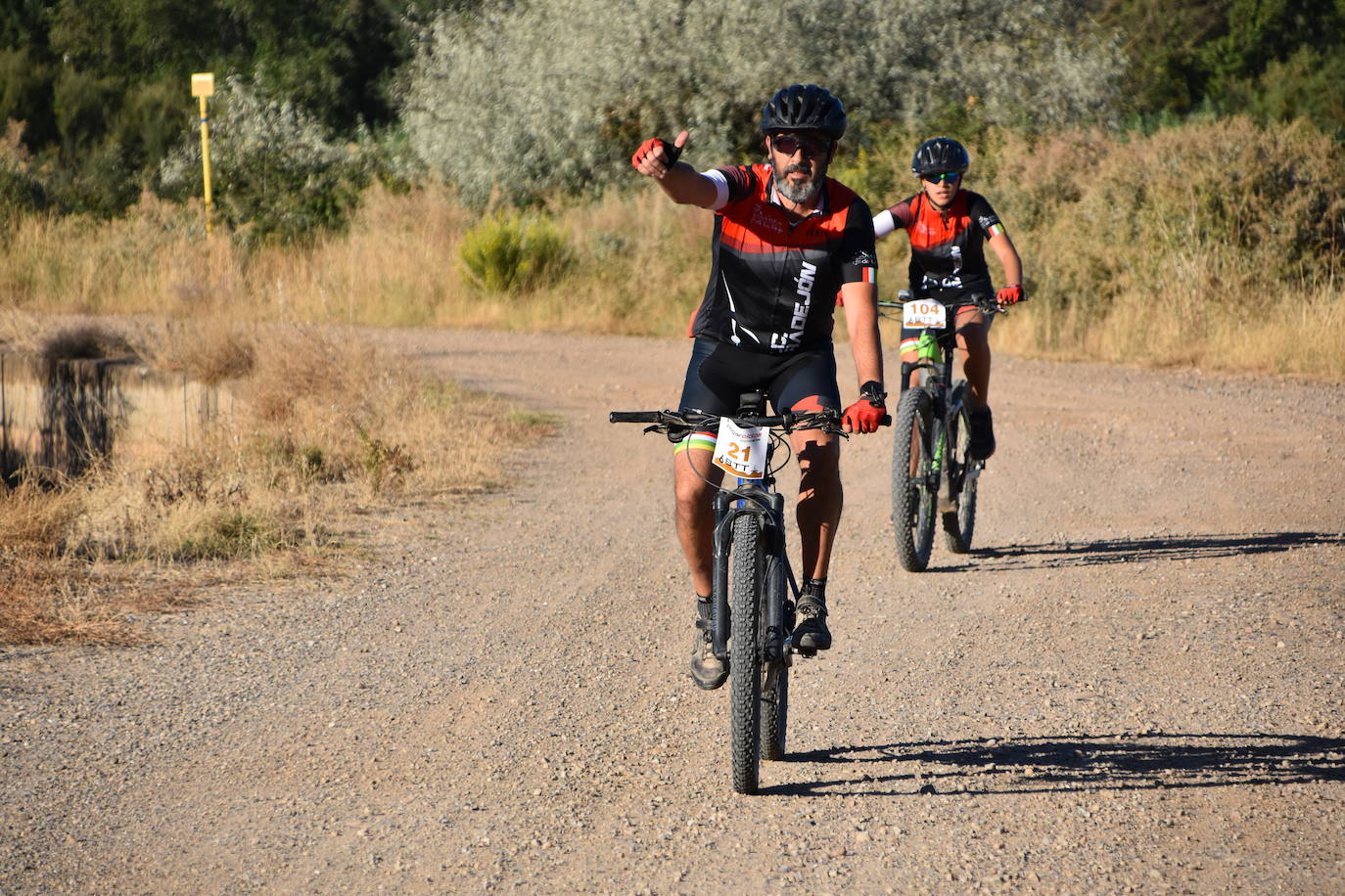Fotos: Cruz y Narciso se llevan la BTT de la Peña Calagurritana