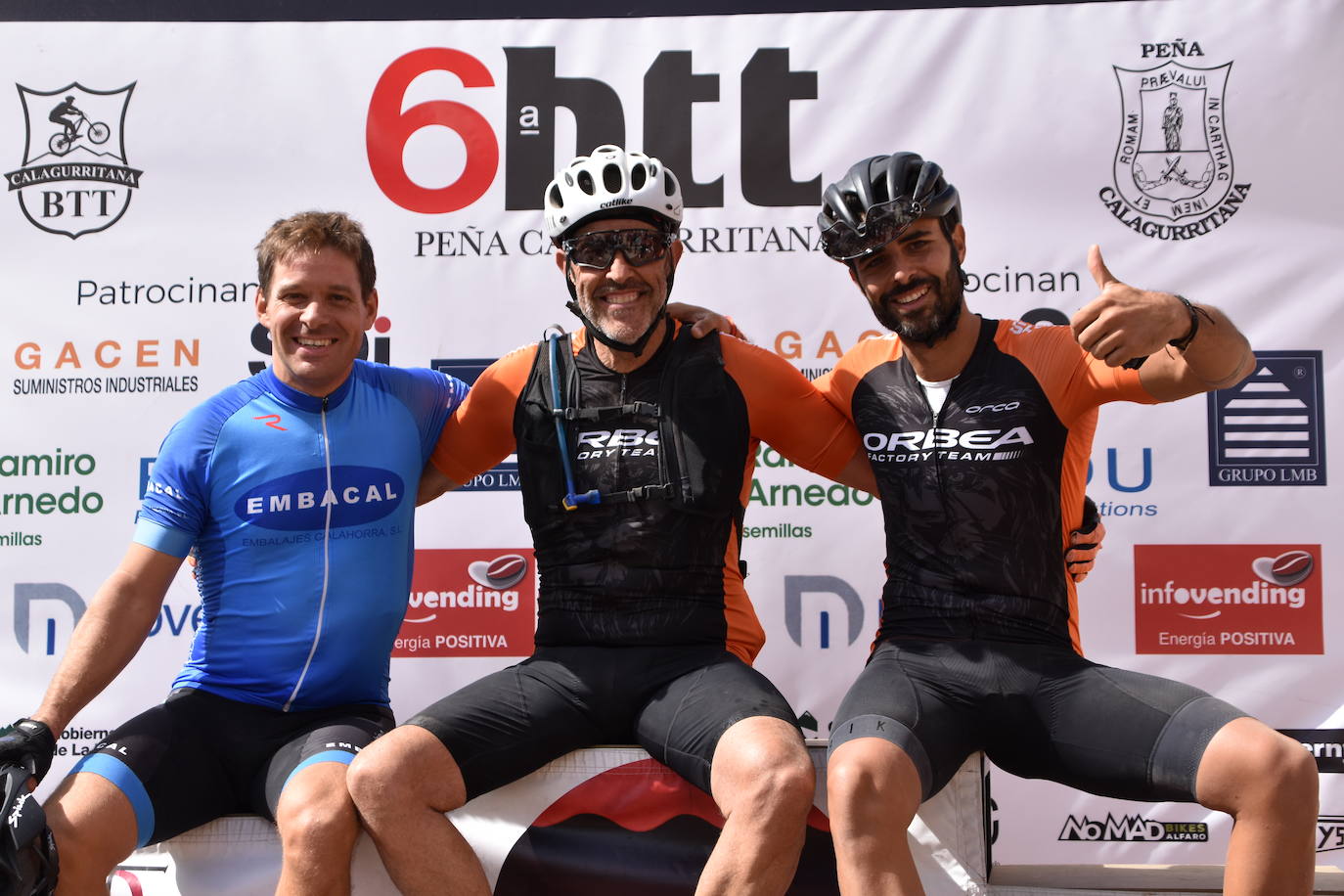 Fotos: Cruz y Narciso se llevan la BTT de la Peña Calagurritana