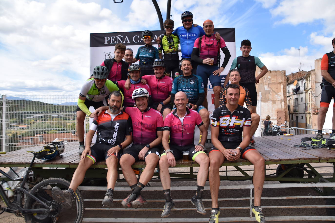 Fotos: Cruz y Narciso se llevan la BTT de la Peña Calagurritana