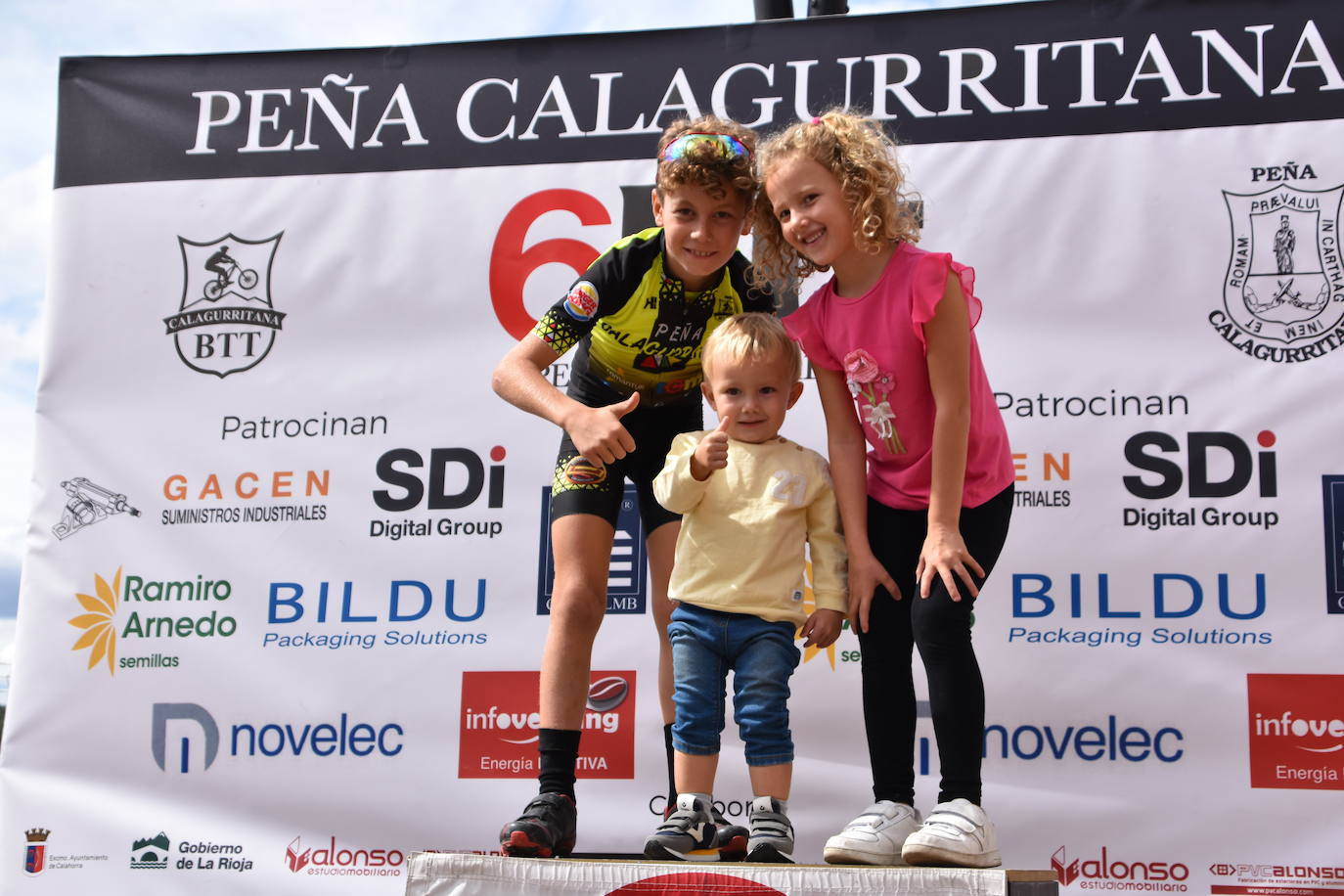 Fotos: Cruz y Narciso se llevan la BTT de la Peña Calagurritana