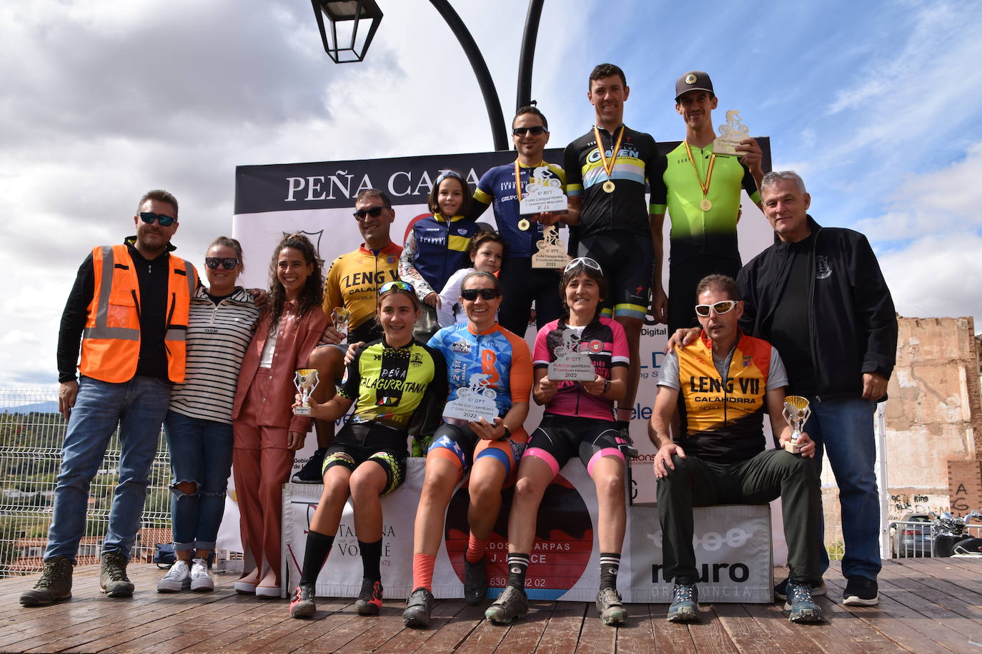 Fotos: Cruz y Narciso se llevan la BTT de la Peña Calagurritana