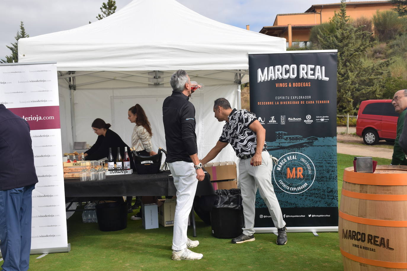 Fotos: Un pequeño descanso en el torneo Marco Real