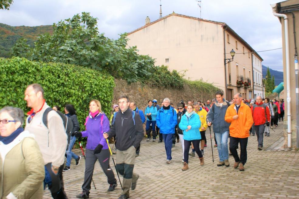 La última marcha fue en 2018 y tocó salir desde San Millán. 