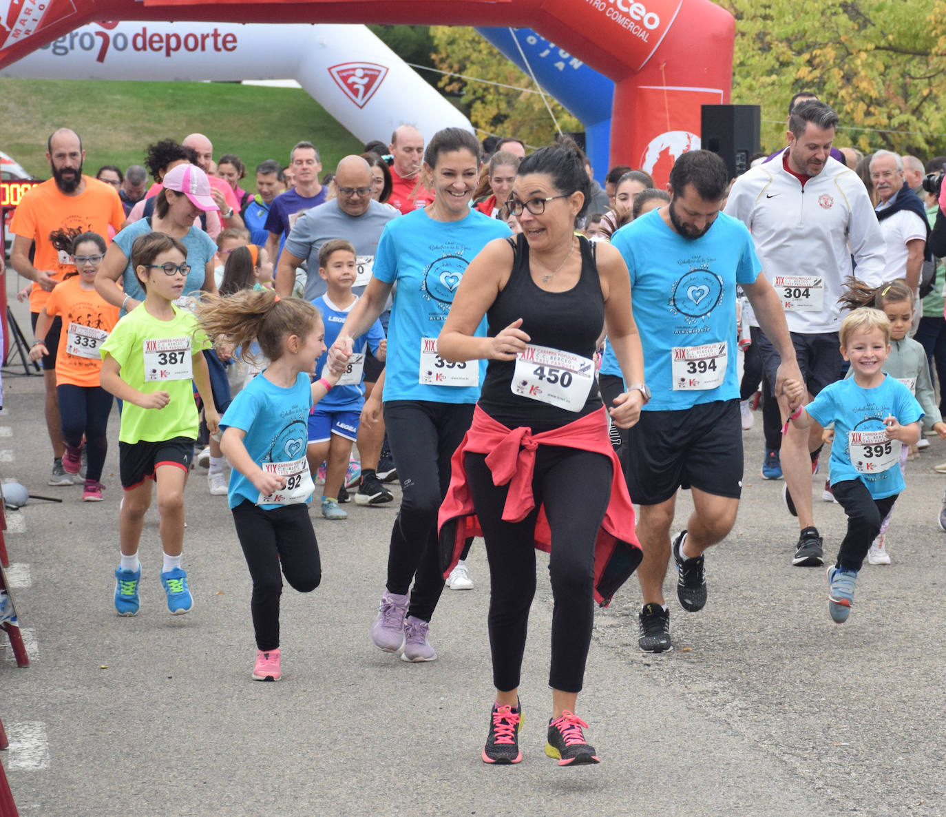 Fotos: Cuatrocientos atletas en la Carrera Tres Parques