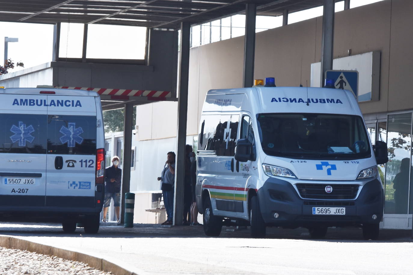 Imagen de la entrada de Urgencias del San Pedro. 