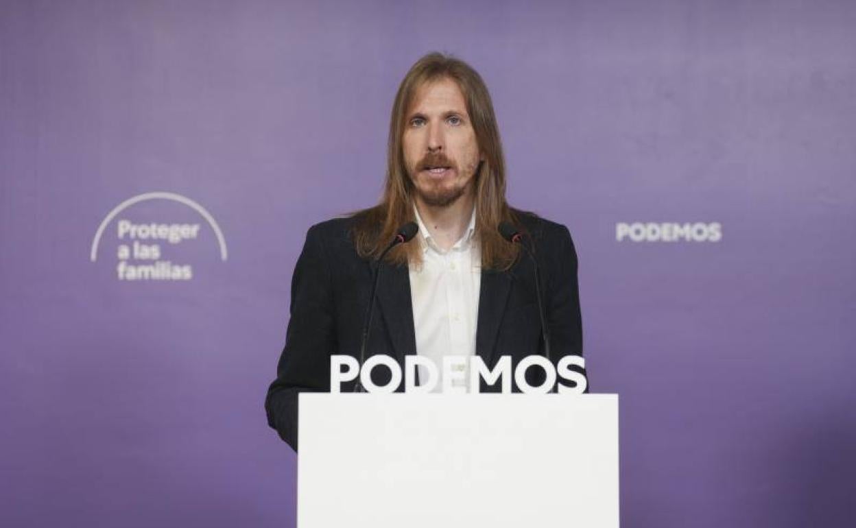 El coportavoz de Podemos, Pablo Fernández.