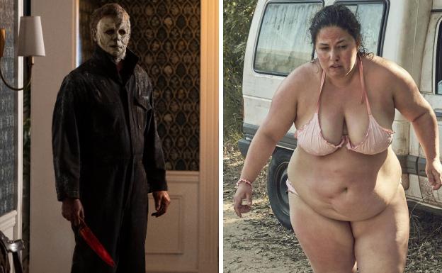 'Halloween: El final' y 'Cerdita'.