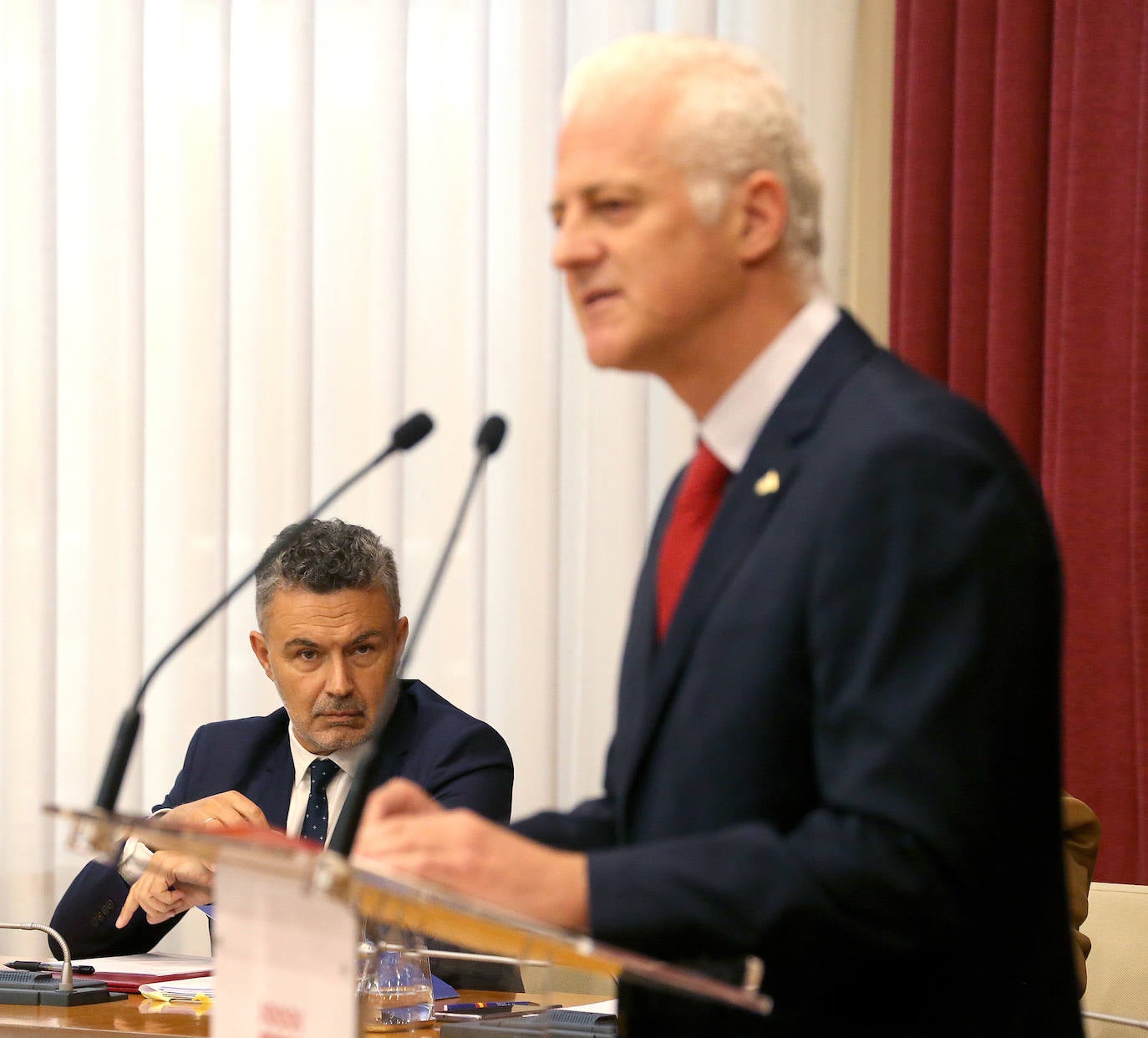 Fotos: Hermoso defiende su «modelo de ciudad claro» y su política económica «prudente»