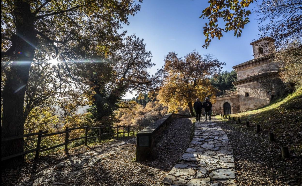 El monasterio de Suso es pequeño, pero tiene un encanto especial. 