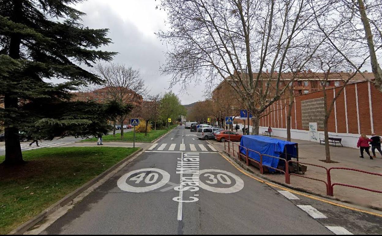 Cruce donde se produjo el atropello.