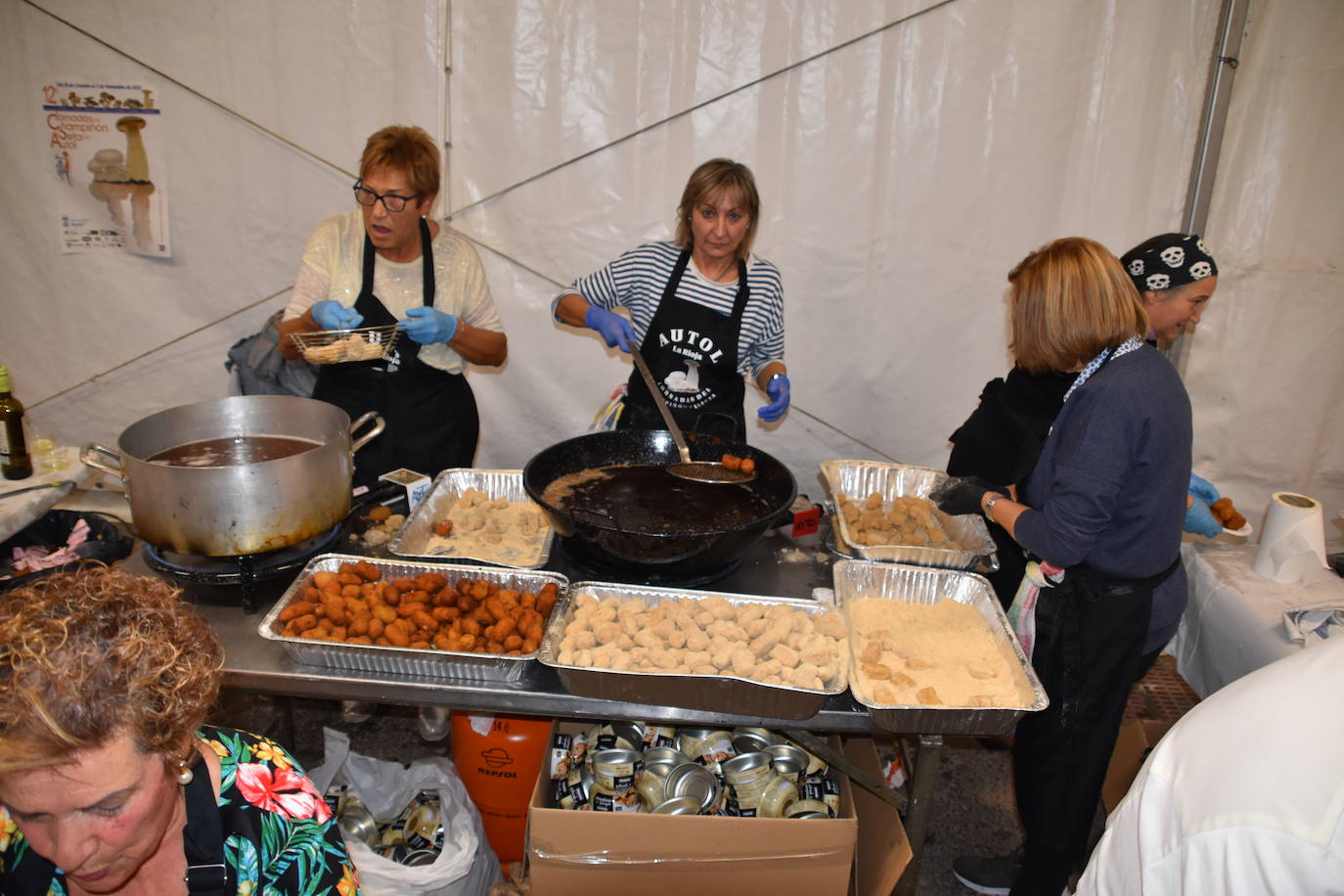 Fotos: Degustaciones y cocina en directo en las Jornadas de la seta y el champiñón en Autol