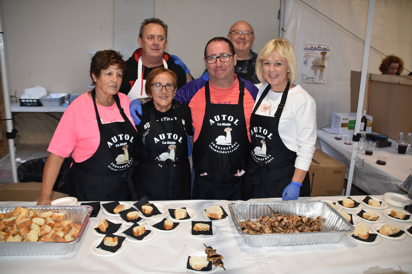 Fotos: Degustaciones y cocina en directo en las Jornadas de la seta y el champiñón en Autol