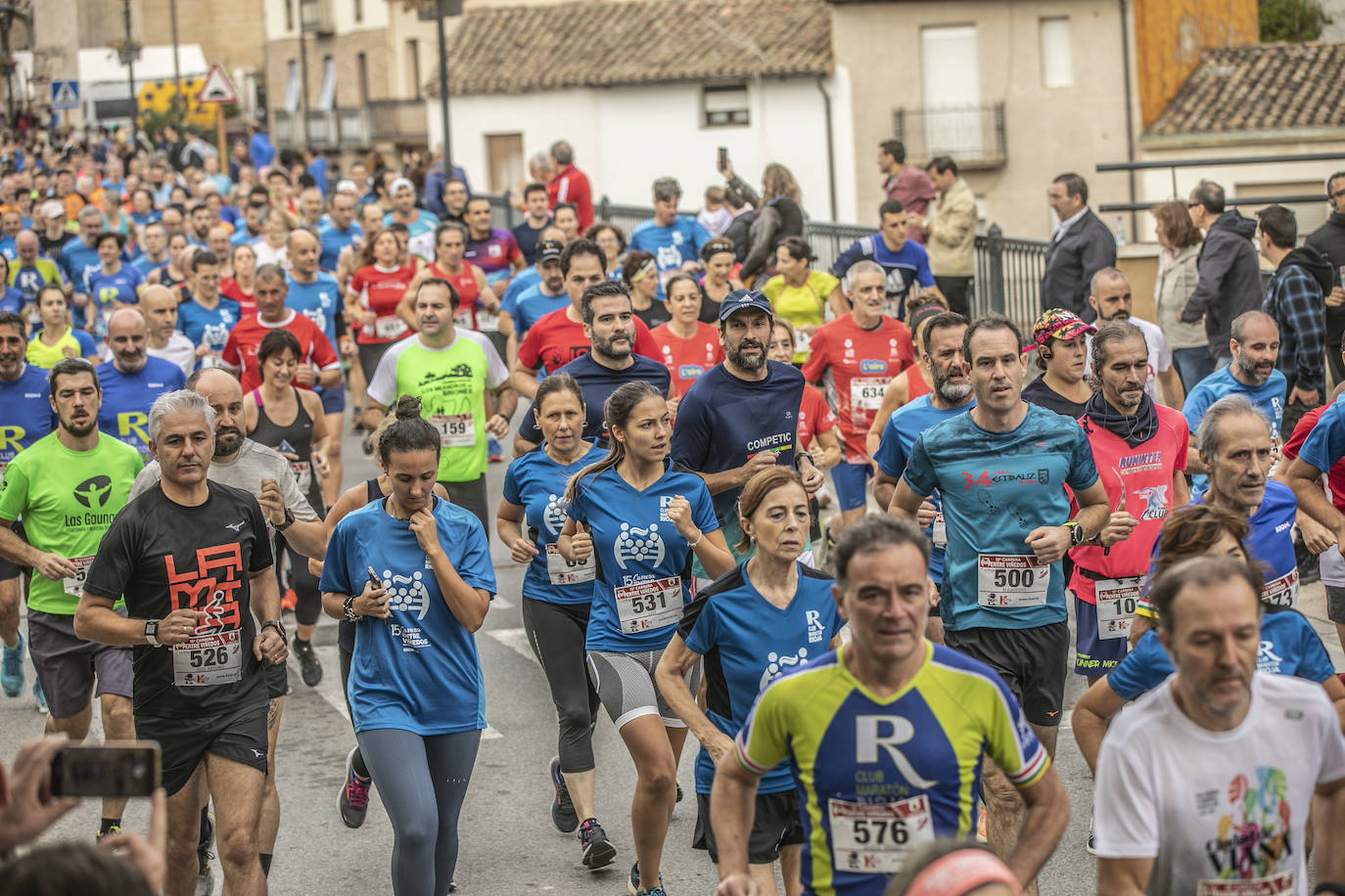 Fotos: Rubio y Castán vencen en una Enre Viñedos que ha reunido a 700 atletas en Cenicero