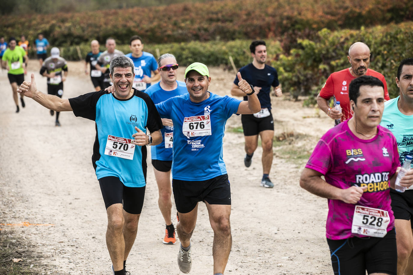 Fotos: Atletas entre las viñas