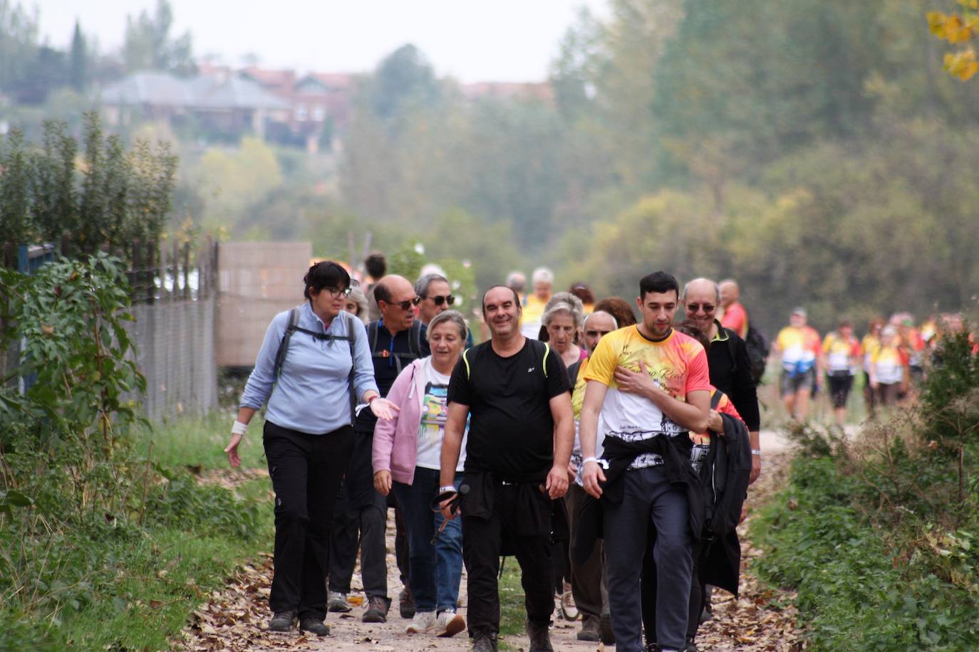 Fotos: Visita al Valle de la Lengua: doscientas personas recorren el Camino Real entre Nájera y San Millán de la Cogolla