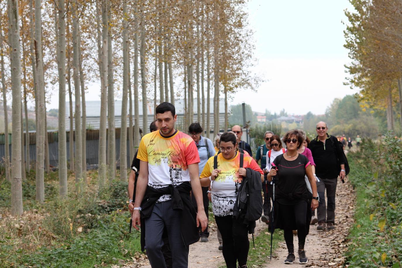 Fotos: Visita al Valle de la Lengua: doscientas personas recorren el Camino Real entre Nájera y San Millán de la Cogolla