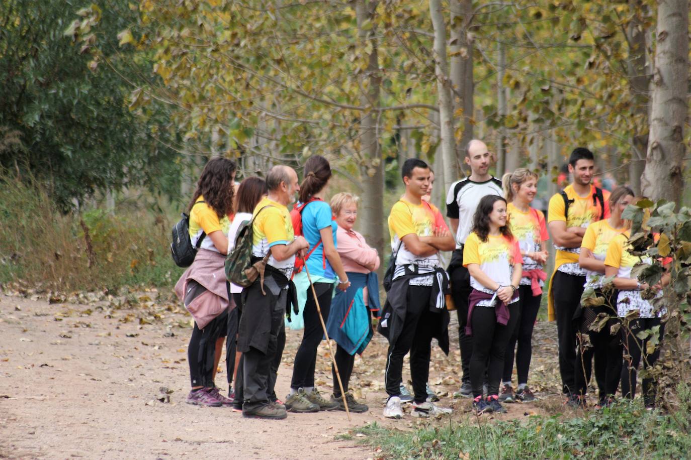 Fotos: Visita al Valle de la Lengua: doscientas personas recorren el Camino Real entre Nájera y San Millán de la Cogolla