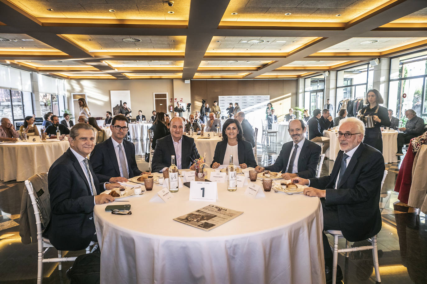 Fotos: Miguel Sebastián, en el Foro económico organizado por Diario LA RIOJA con el patrocinio del Gobierno regional