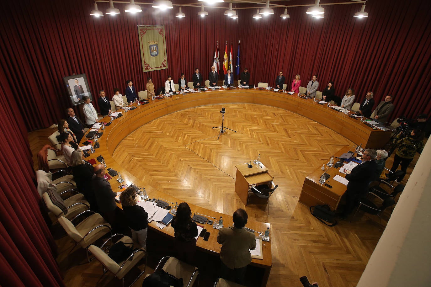 Fotos: El pleno del Ayuntamiento de Logroño, en imágenes