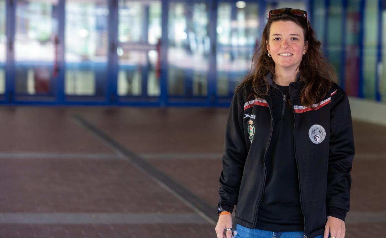 La campeona de España de tiro olímpico en la modalidad de carabina, Paula Grande. 