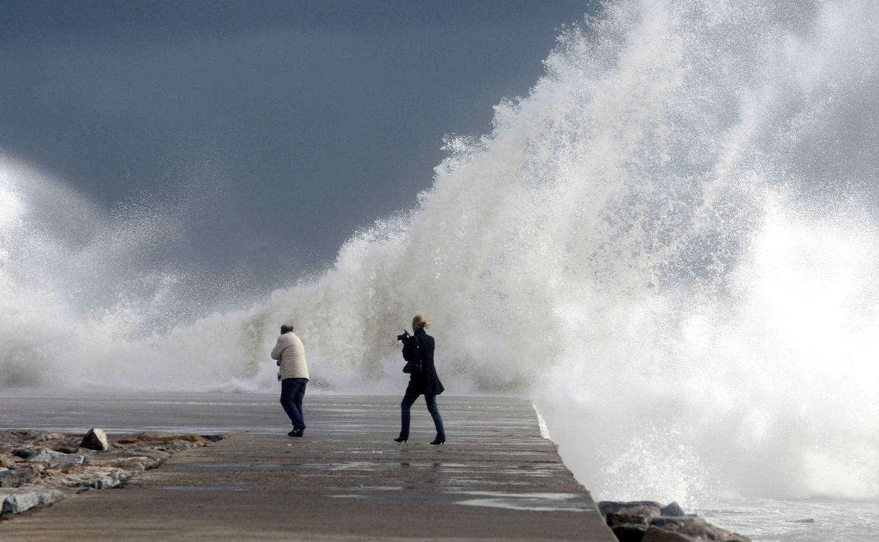 Temporal en el Mediterráneo.