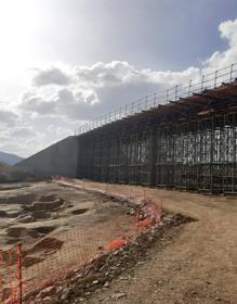 Imagen secundaria 2 - Obras de la A12 a la altura de Redecilla del Camino, a cinco kilómetros de Grañón. 