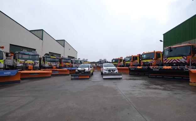 Parte del equipamiento del plan invernal en La Rioja