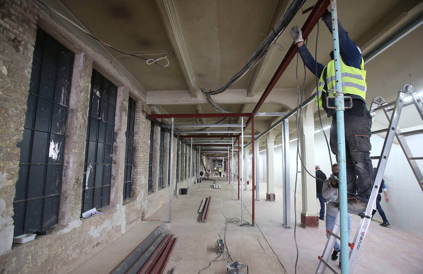 Fotos: Las obras en el Mercado de San Blas