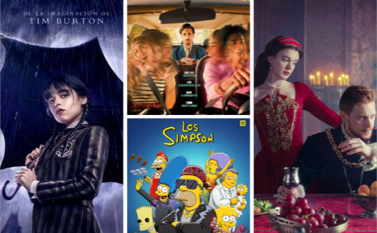 'Miércoles', de Tim Burton para Netflix, destaca entre los estrenos para ver el fin de semana.