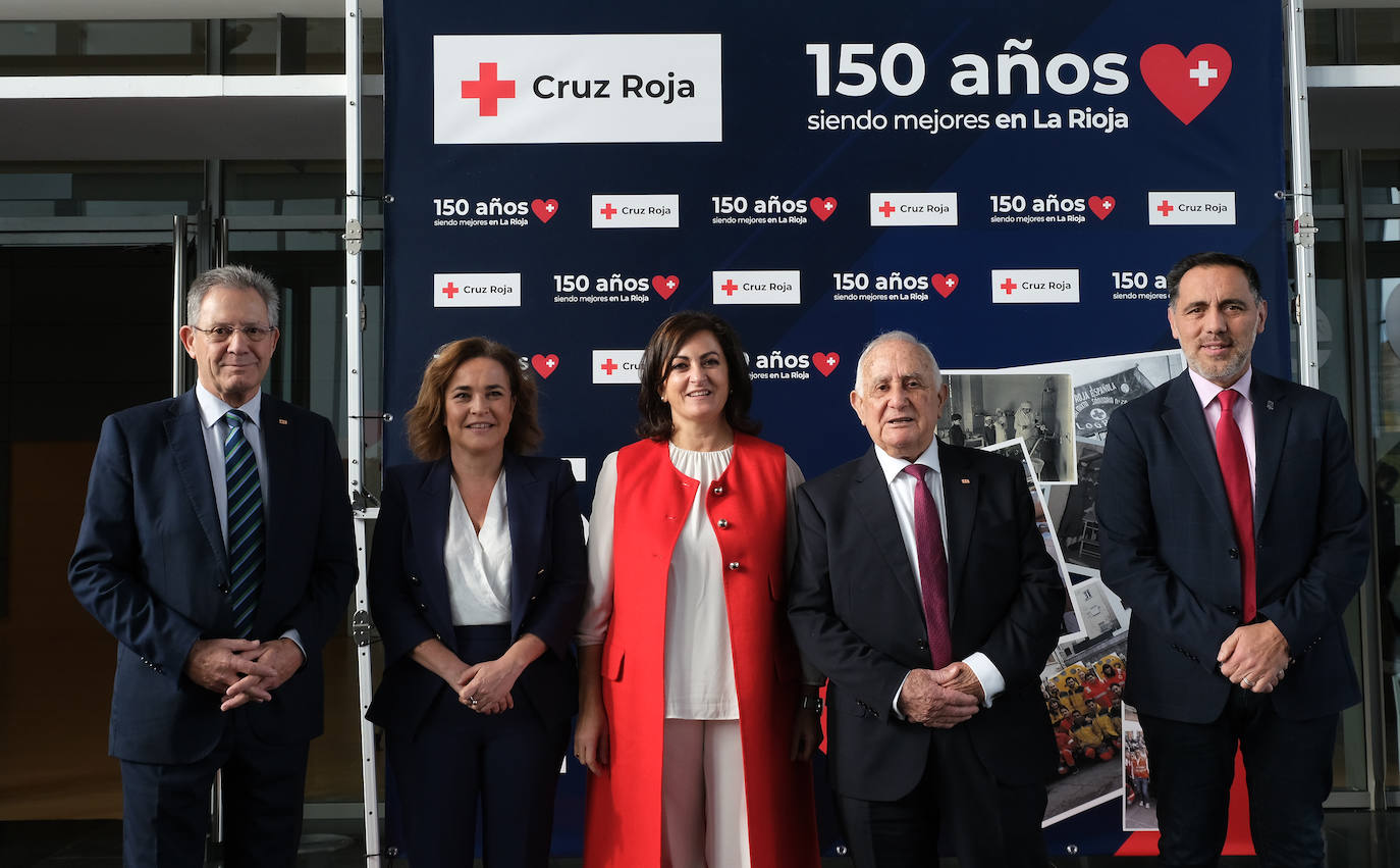 Imágenes de la celebración del 150 aniversario de Cruz Roja en La Rioja. 