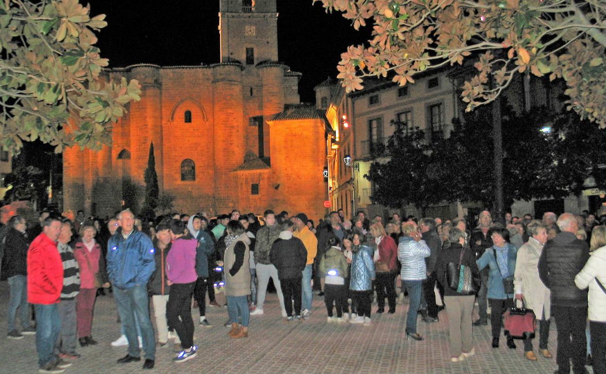 Concentración celebrada a principios de noviembre para pedir la apertura de las piscinas. 