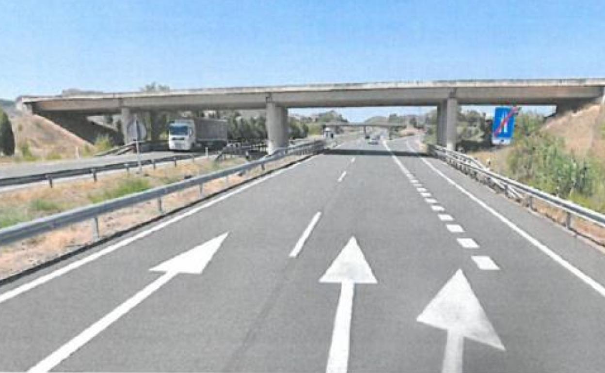 La rehabilitación del puente sobre la AP-68 costará 387.319,33 euros