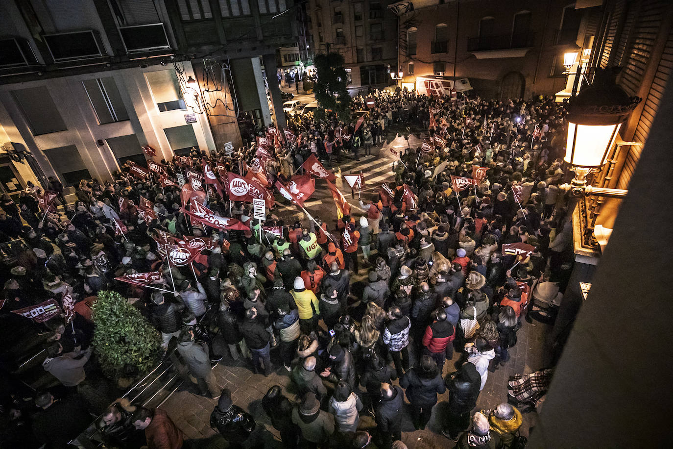 Fotos: Huelga del calzado: la manifestación en Arnedo