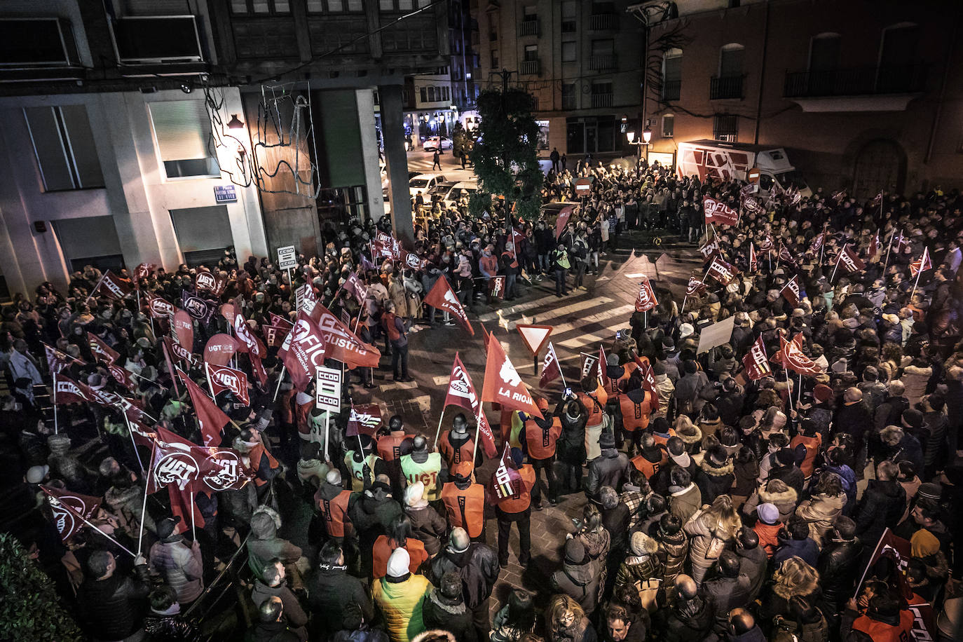 Fotos: Huelga del calzado: la manifestación en Arnedo