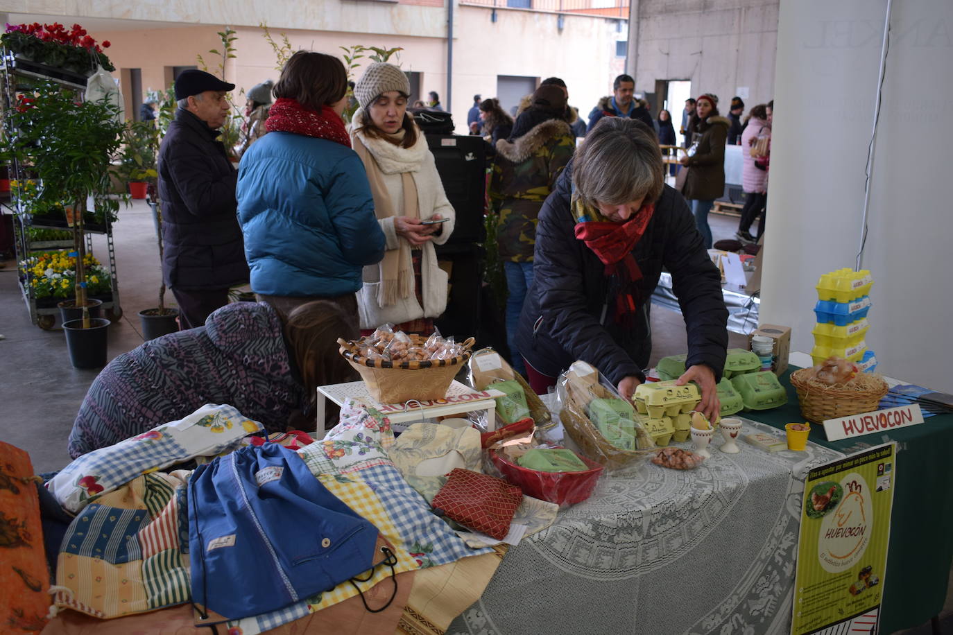 Fotos: Jornada de mercado y visitas al belén, en Sorzano