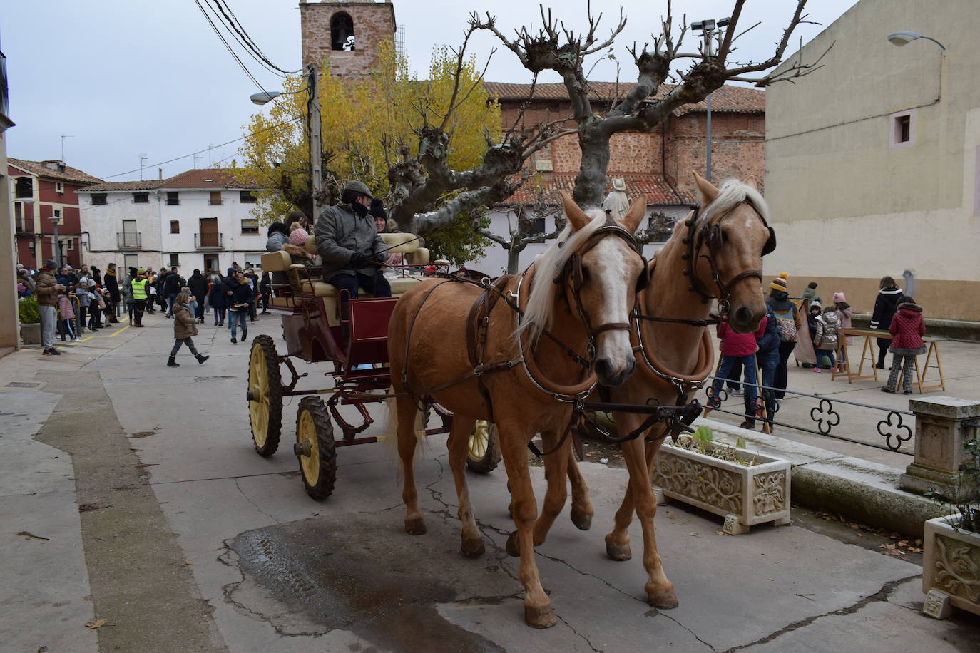 Fotos: Jornada de mercado y visitas al belén, en Sorzano